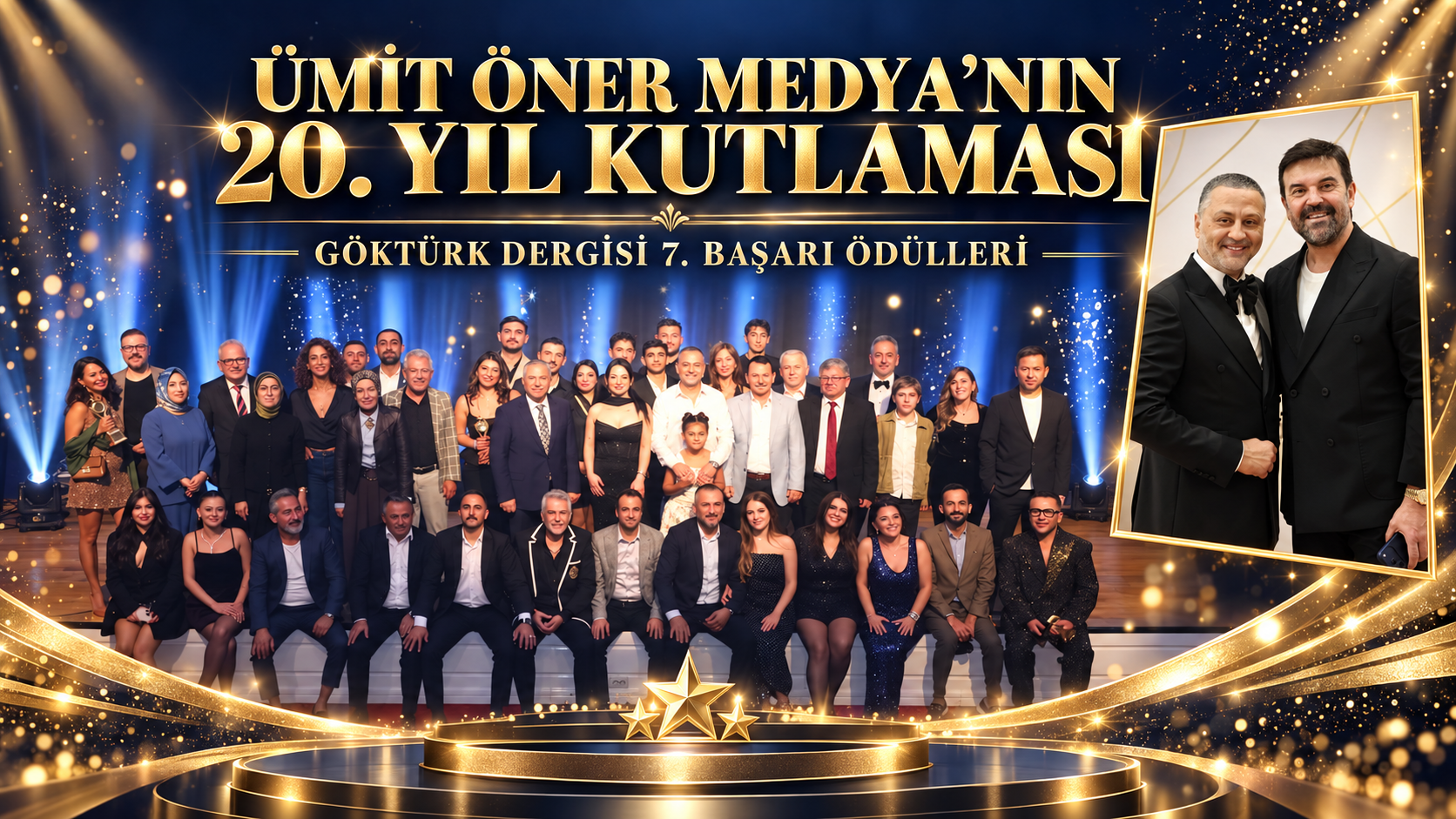 Ümit Öner Medya’nın 20. Yıl Kutlaması ve Göktürk Dergisi 7. Başarı Ödülleri