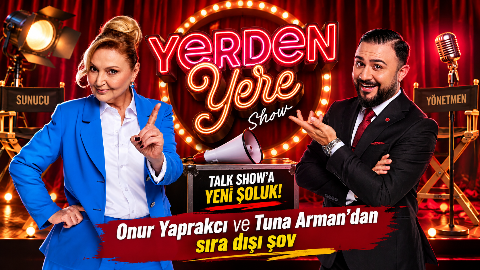 TALK SHOW’A YENİ SOLUK: “YERDEN YERE SHOW”
