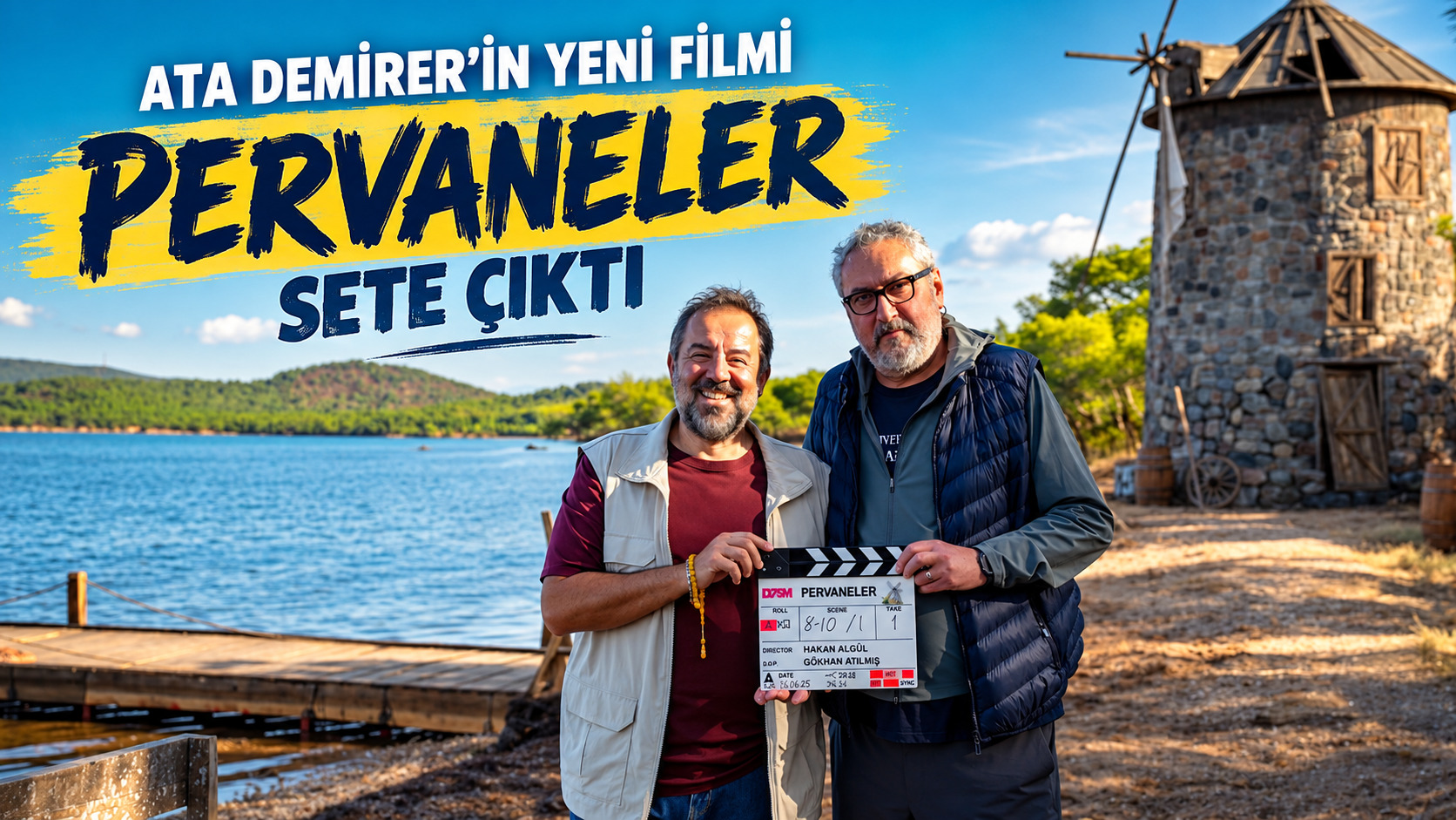 ATA DEMİRER’İN YENİ FİLMİ “PERVANELER” SETE ÇIKTI