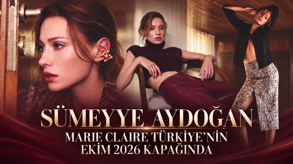 SÜMEYYE AYDOĞAN MARIE CLAIRE TÜRKİYE’NİN EKİM 2026 KAPAĞINDA
